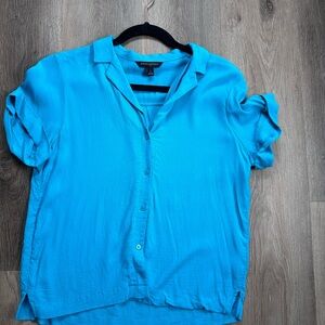 Banana Republic Turquoise Button Down Shirt